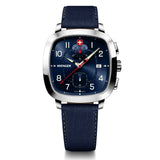 Wenger Vintage Sport Blue Dial 40 mm Men Chrono Watch 01.1933.110