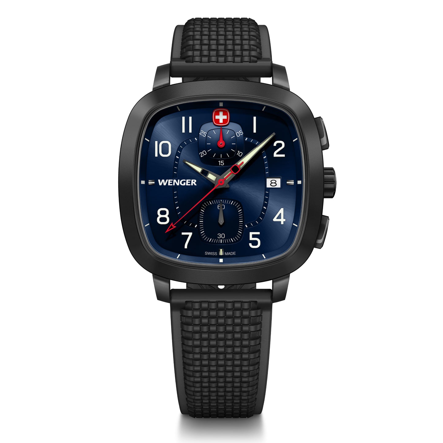 Wenger Vintage Sport Chrono Blue Dial 40 mm Men Chrono Watch 01.1933.113
