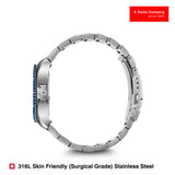 Wenger Seaforce Small 35mm Blue Dial Women Analog Watch 01.0621.111