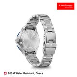 Wenger Seaforce Small 35mm Blue Dial Women Analog Watch 01.0621.111