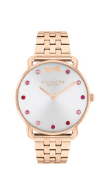 Coach ELLIOT 36 mm Silver Dial Women Watch 14000127