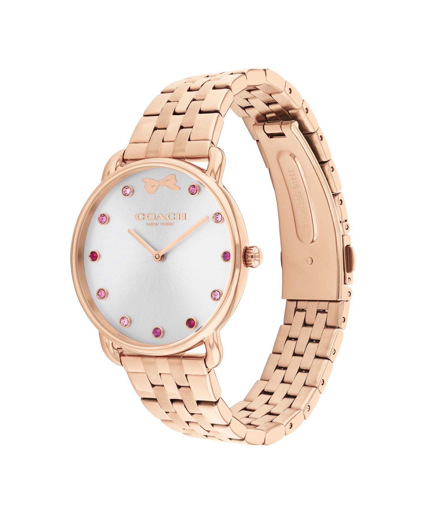 Coach ELLIOT 36 mm Silver Dial Women Watch 14000127