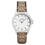 Coach CLASSIC SIGNATURE 31 mm Silver Dial Women Watch 14501525
