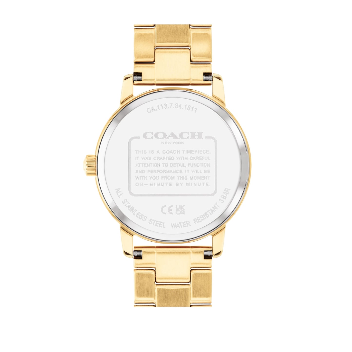 Coach GRAND 36 mm Gold Dial Women Watch 14503075
