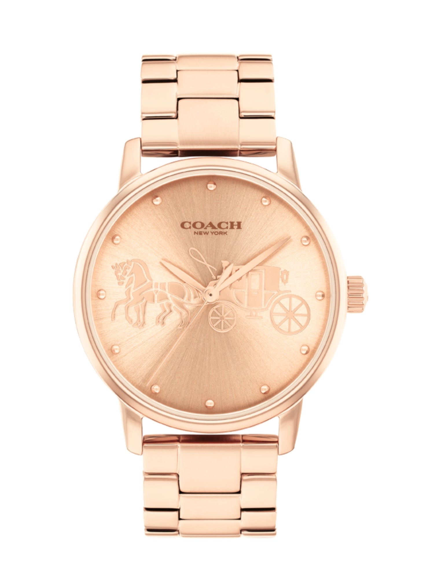 Coach GRAND 36 mm Gold Dial Women Watch 14503076