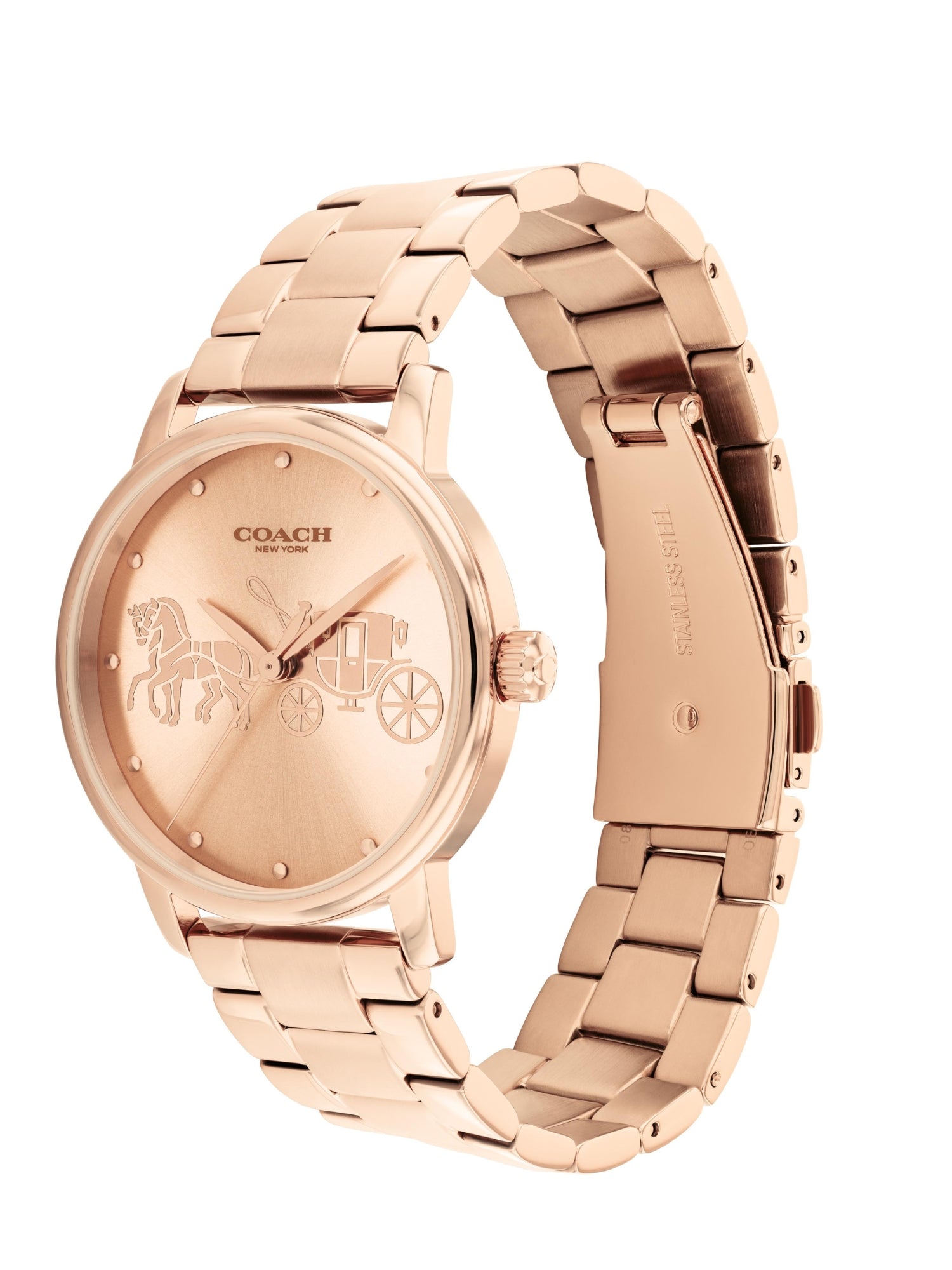 Coach GRAND 36 mm Gold Dial Women Watch 14503076