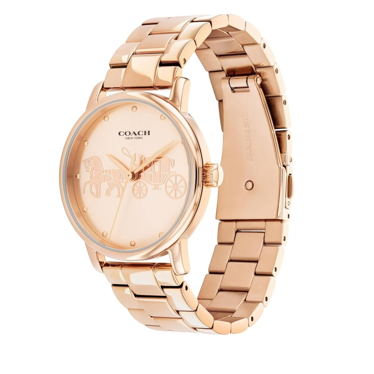 Coach GRAND 36 mm Gold Dial Women Watch 14503740