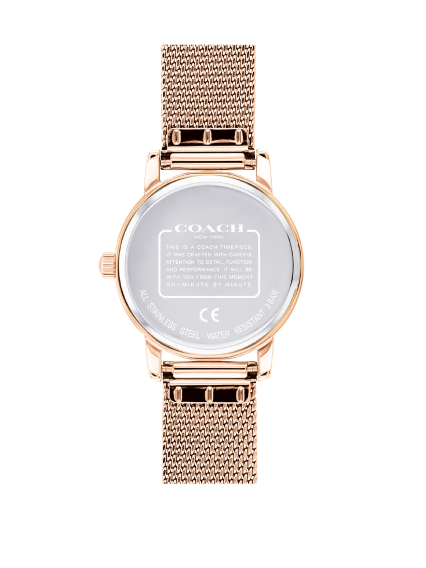 Coach GRAND 28 mm Rose Gold Dial Women Watch 14503745