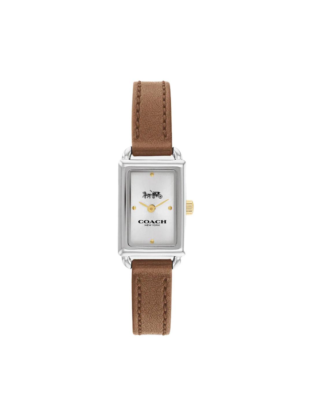 Coach Liz White 17 mm Dial Women Analog Watch 14503759