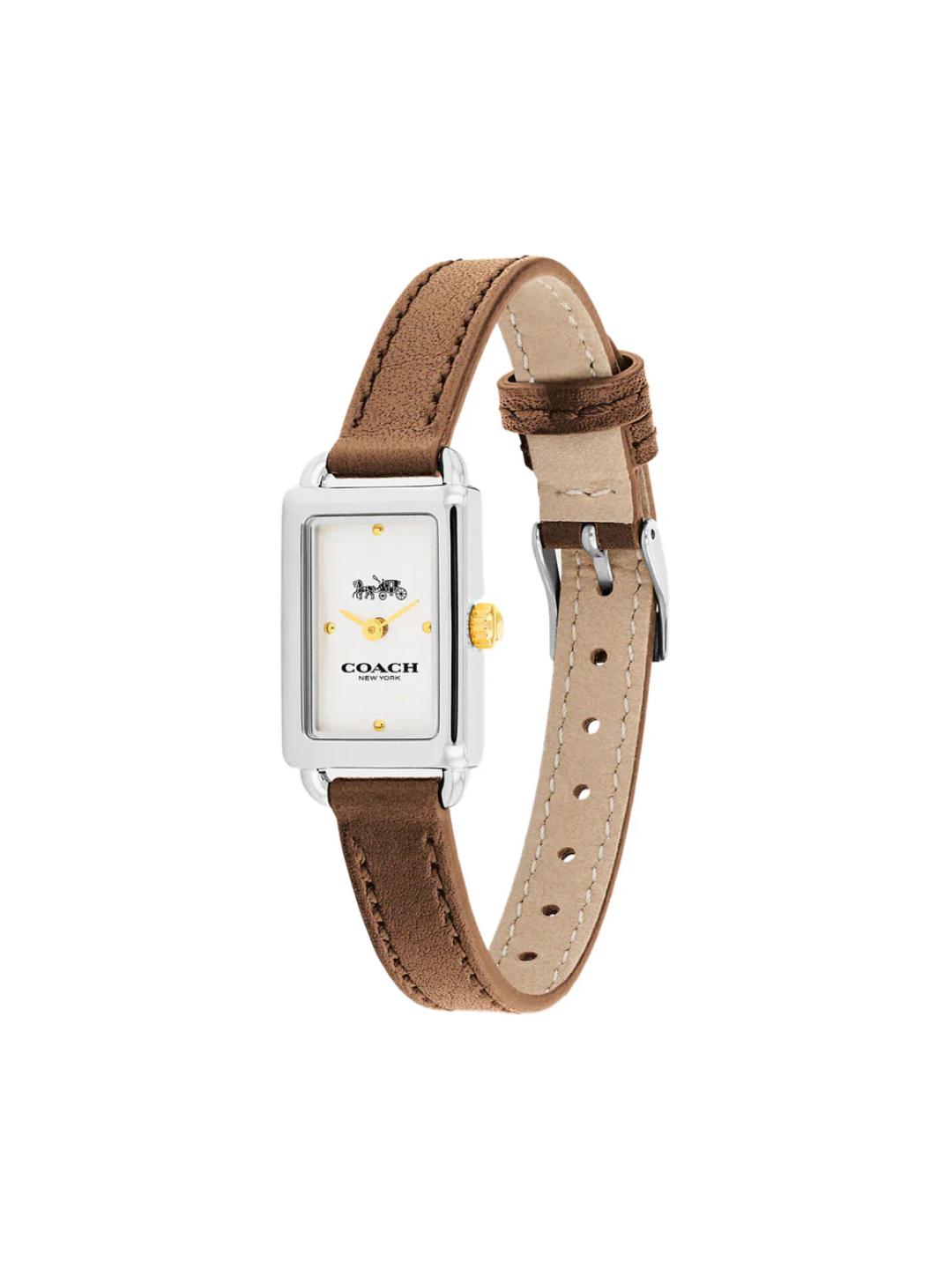 Coach Liz White 17 mm Dial Women Analog Watch 14503759