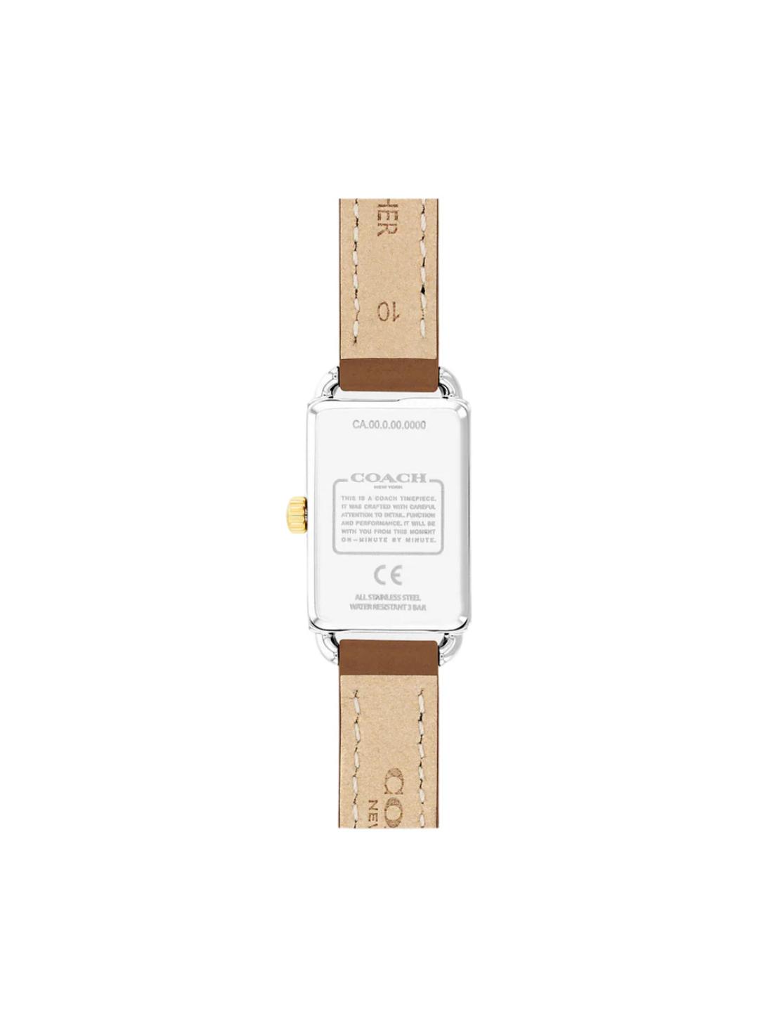 Coach Liz White 17 mm Dial Women Analog Watch 14503759