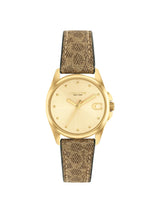 Coach Greyson Qtz Basic Champagne Round Dial Women's Watch 14504107