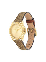 Coach Greyson Qtz Basic Champagne Round Dial Women's Watch 14504107