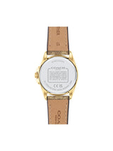 Coach Greyson Qtz Basic Champagne Round Dial Women's Watch 14504107