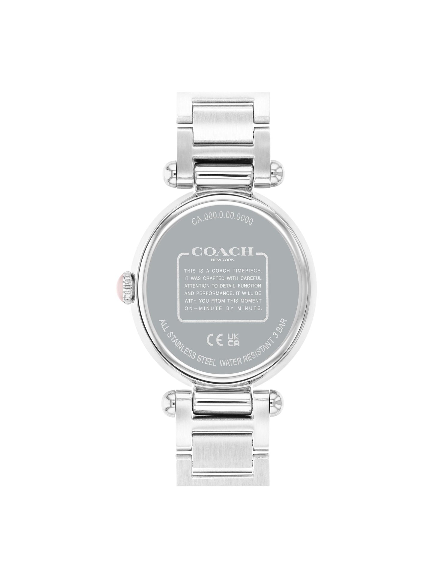 Coach CARY 34 mm Pink Dial Women Watch 14504182