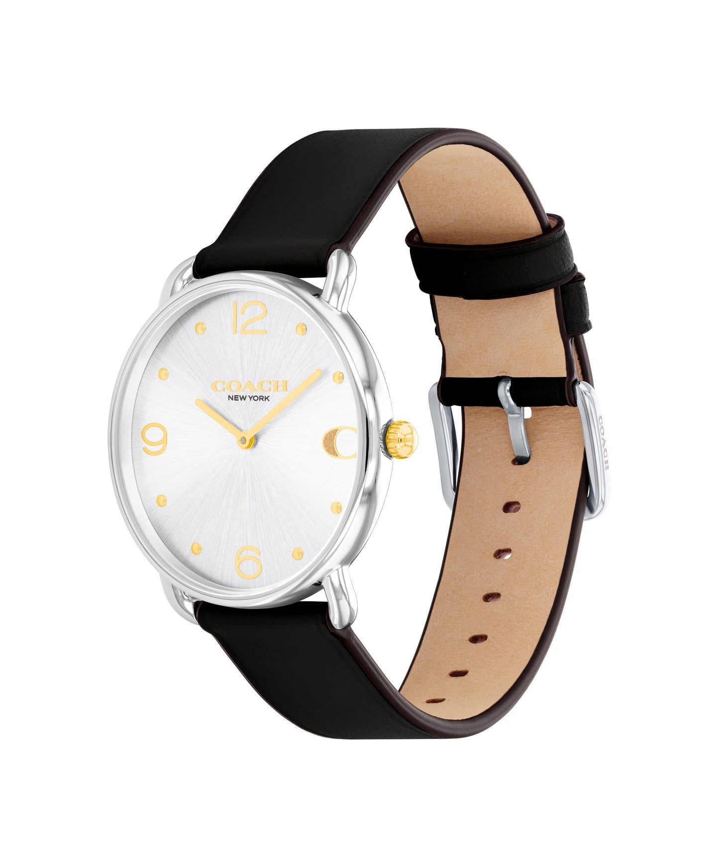 Coach ELLIOT 36 mm Silver Dial Women Watch 14504198