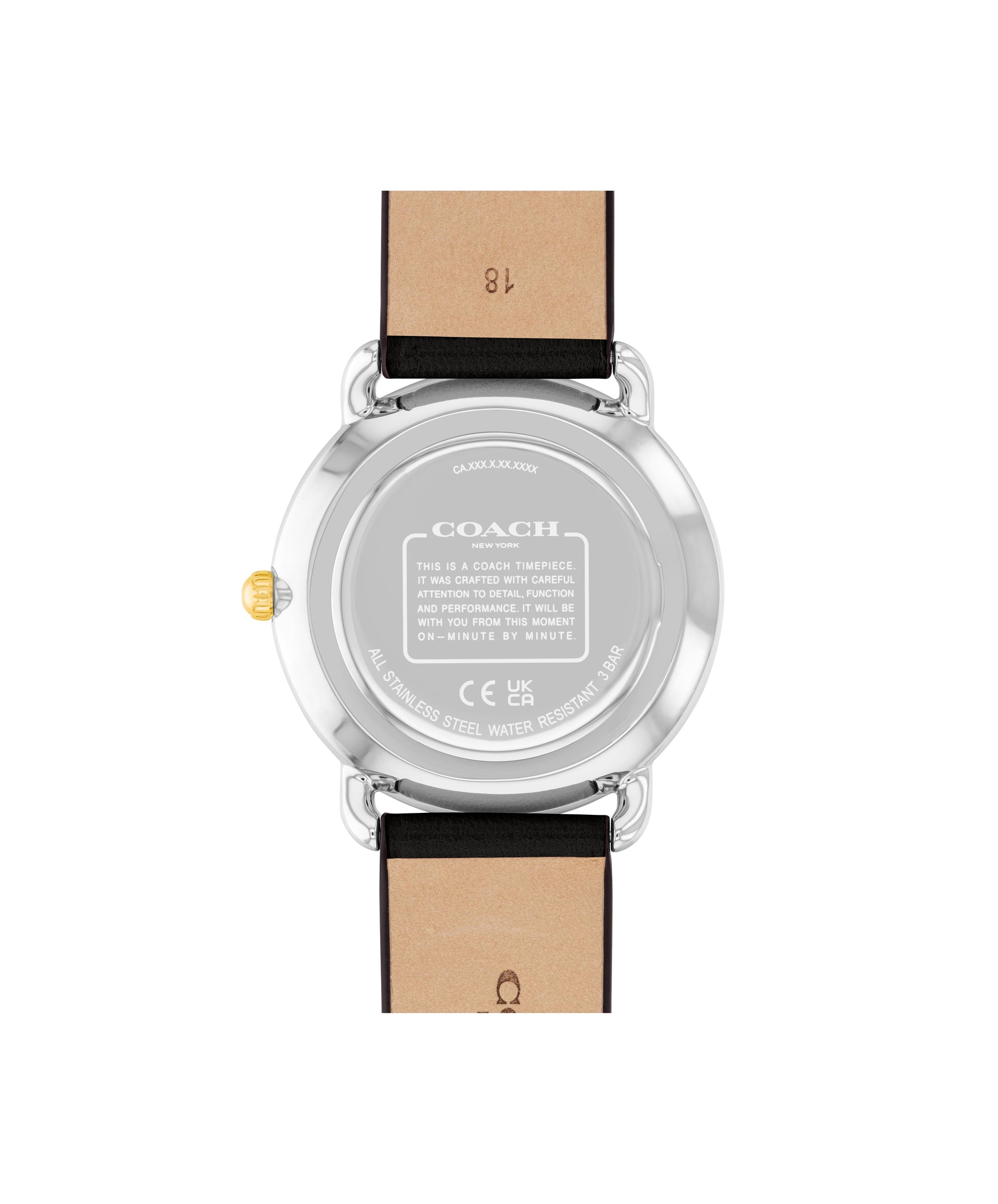 Coach ELLIOT 36 mm Silver Dial Women Watch 14504198