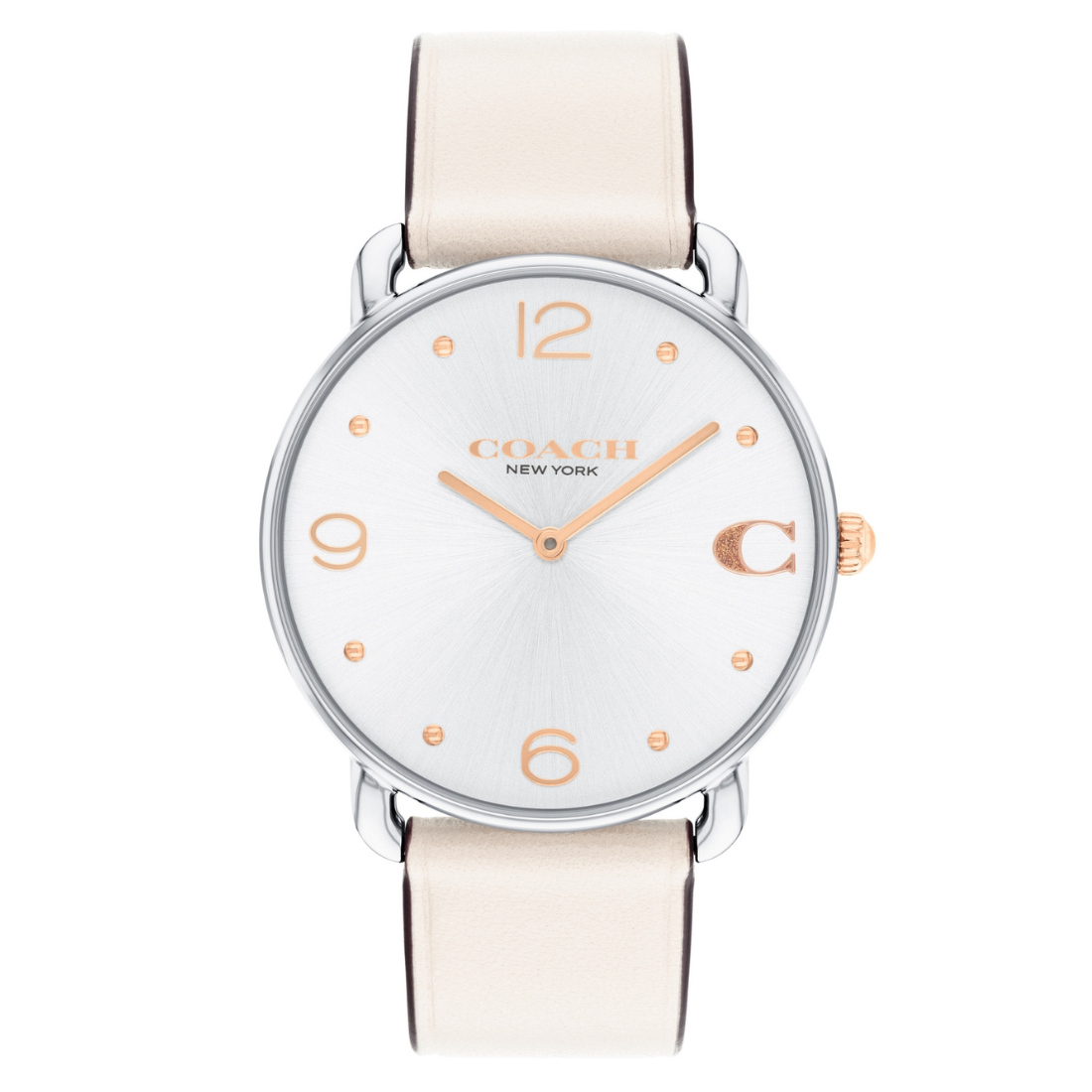 Coach ELLIOT 36 mm Silver Dial Women Watch 14504200