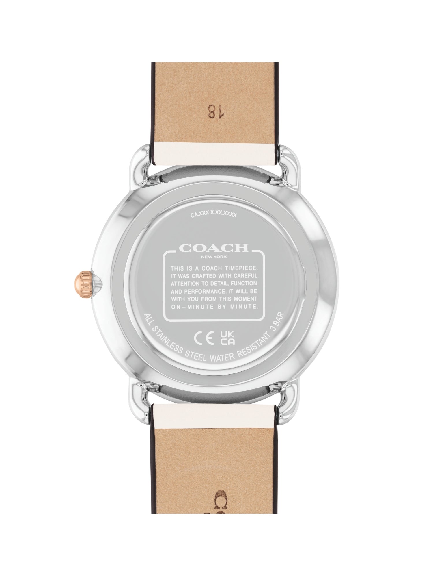 Coach ELLIOT 36 mm Silver Dial Women Watch 14504200