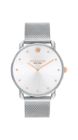 Coach ELLIOT 36 mm Silver Dial Women Watch 14504207