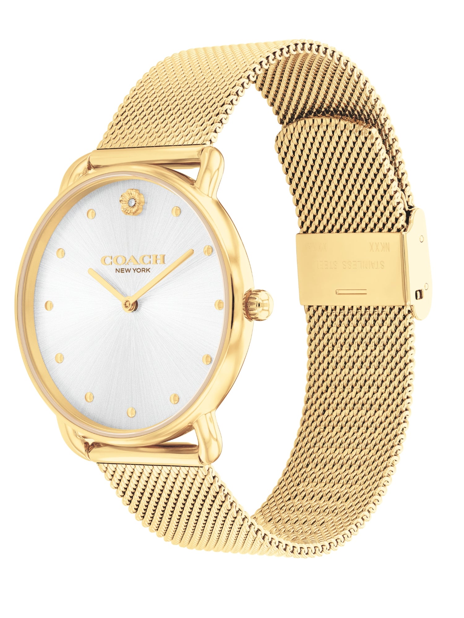 Coach ELLIOT 36 mm Silver Dial Women Watch 14504208