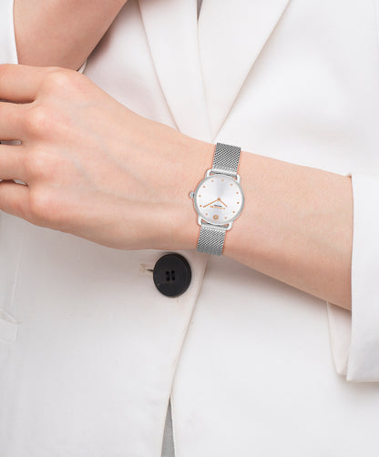 Coach Elliot Qtz Basic 28 mm Silver White Dial Women Watch-14504221