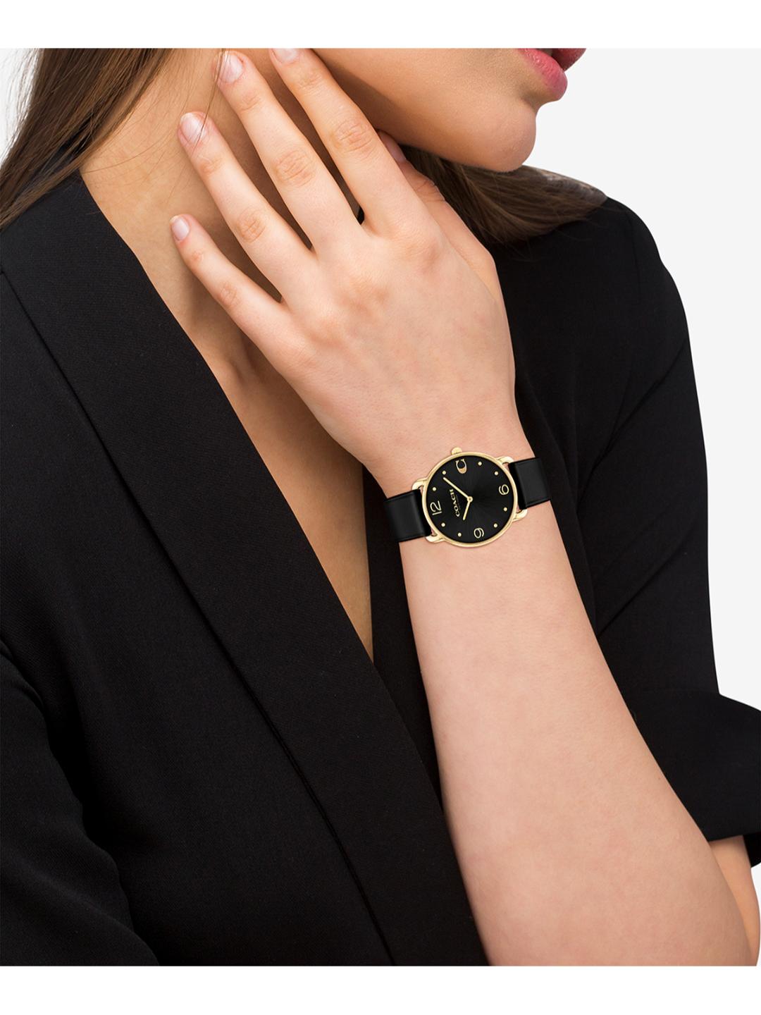 Coach Elliot Black 36 mm Dial Women Analog Watch 14504245