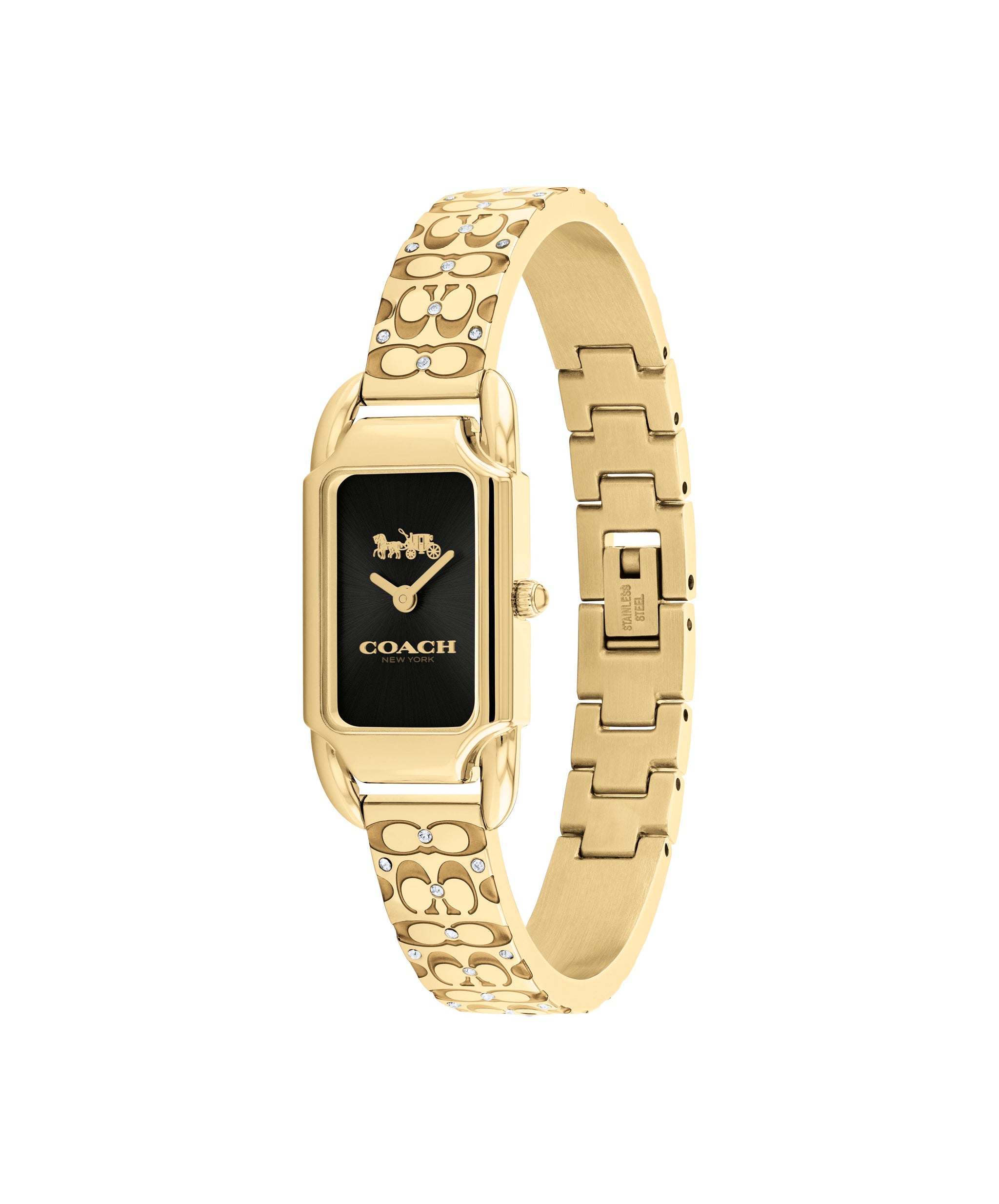 Coach CADIE 18.5 mm Black Dial Women Watch 14504250