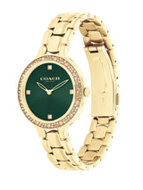 Coach CHELSEA 32 mm Green Dial Women Watch 14504251