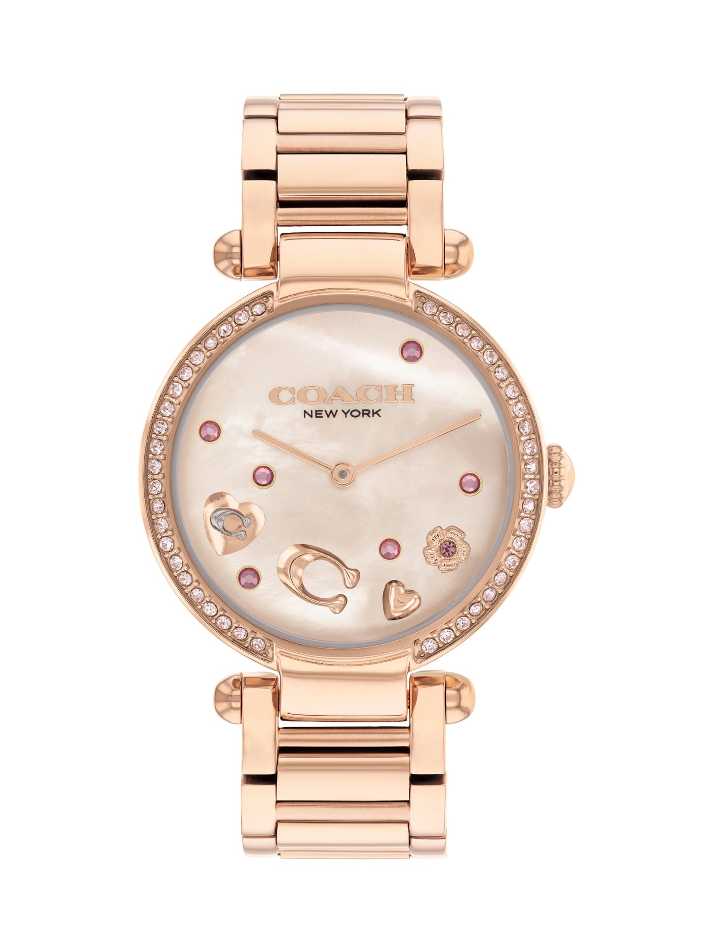 Coach CARY 34 mm Pink Dial Women Watch 14504266