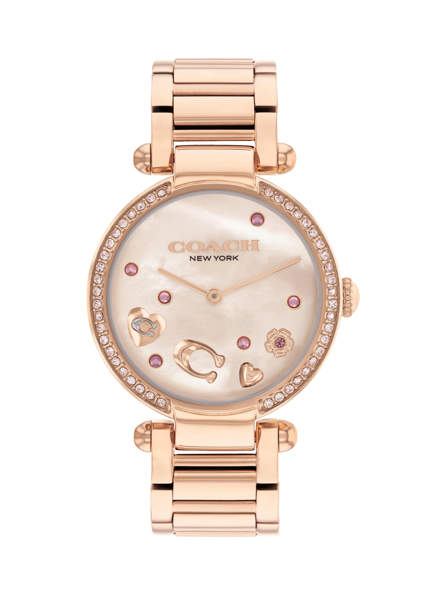 Coach CARY 34 mm Pink Dial Women Watch 14504266