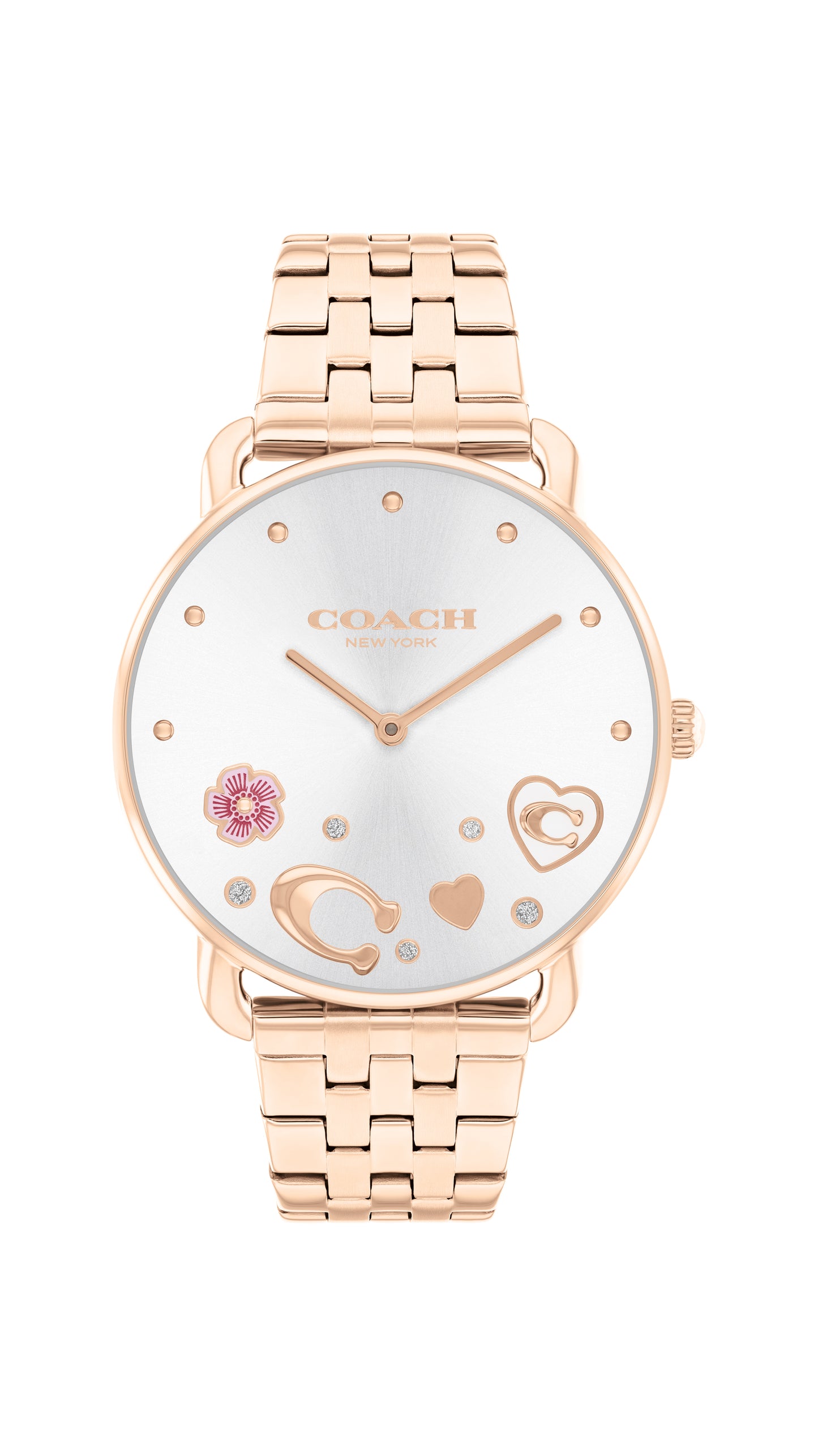 Coach ELLIOT 36 mm Silver Dial Women Watch 14504285