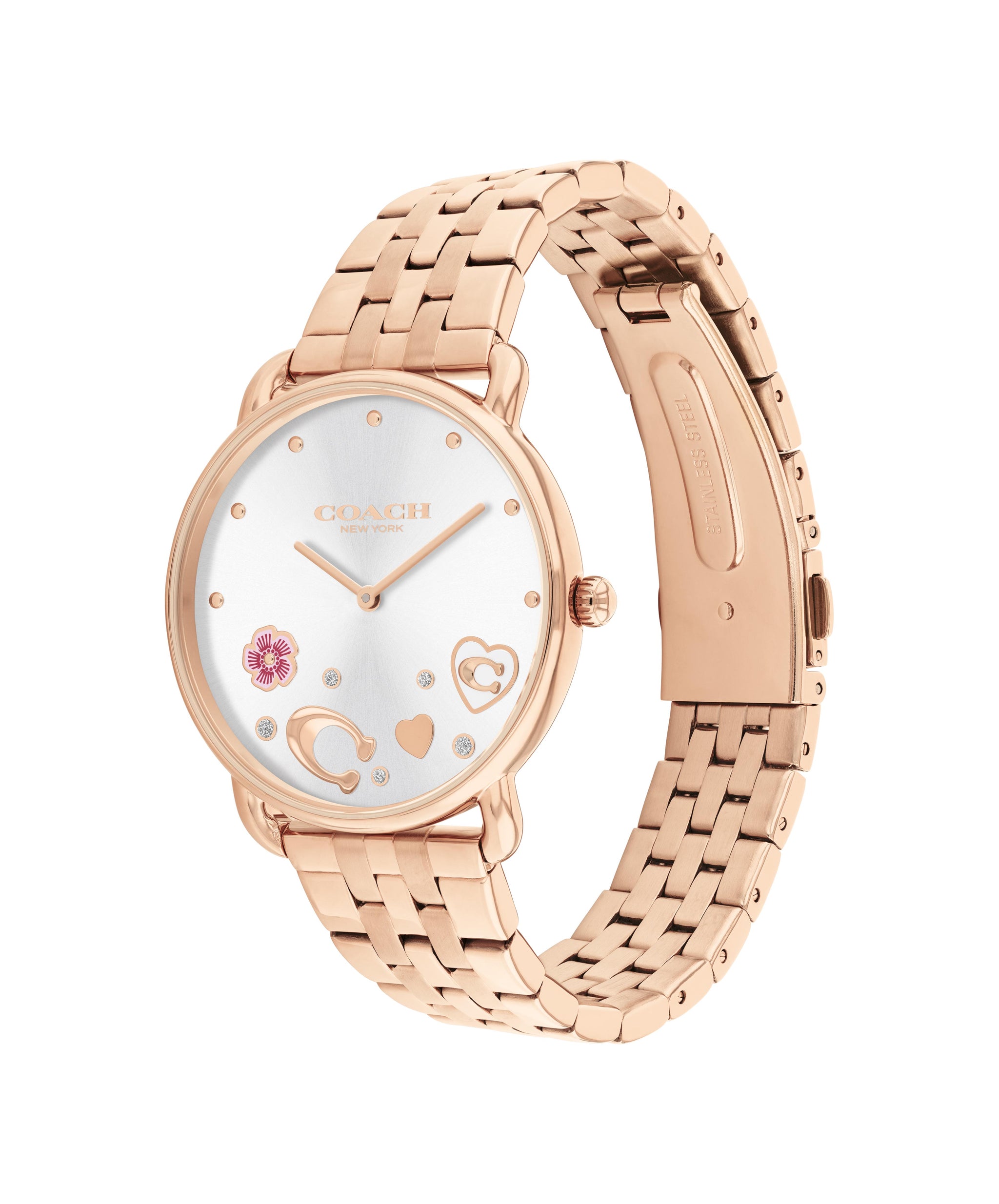 Coach ELLIOT 36 mm Silver Dial Women Watch 14504285