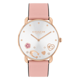 Coach ELLIOT 36 mm White Dial Women Analog Watch 14504295