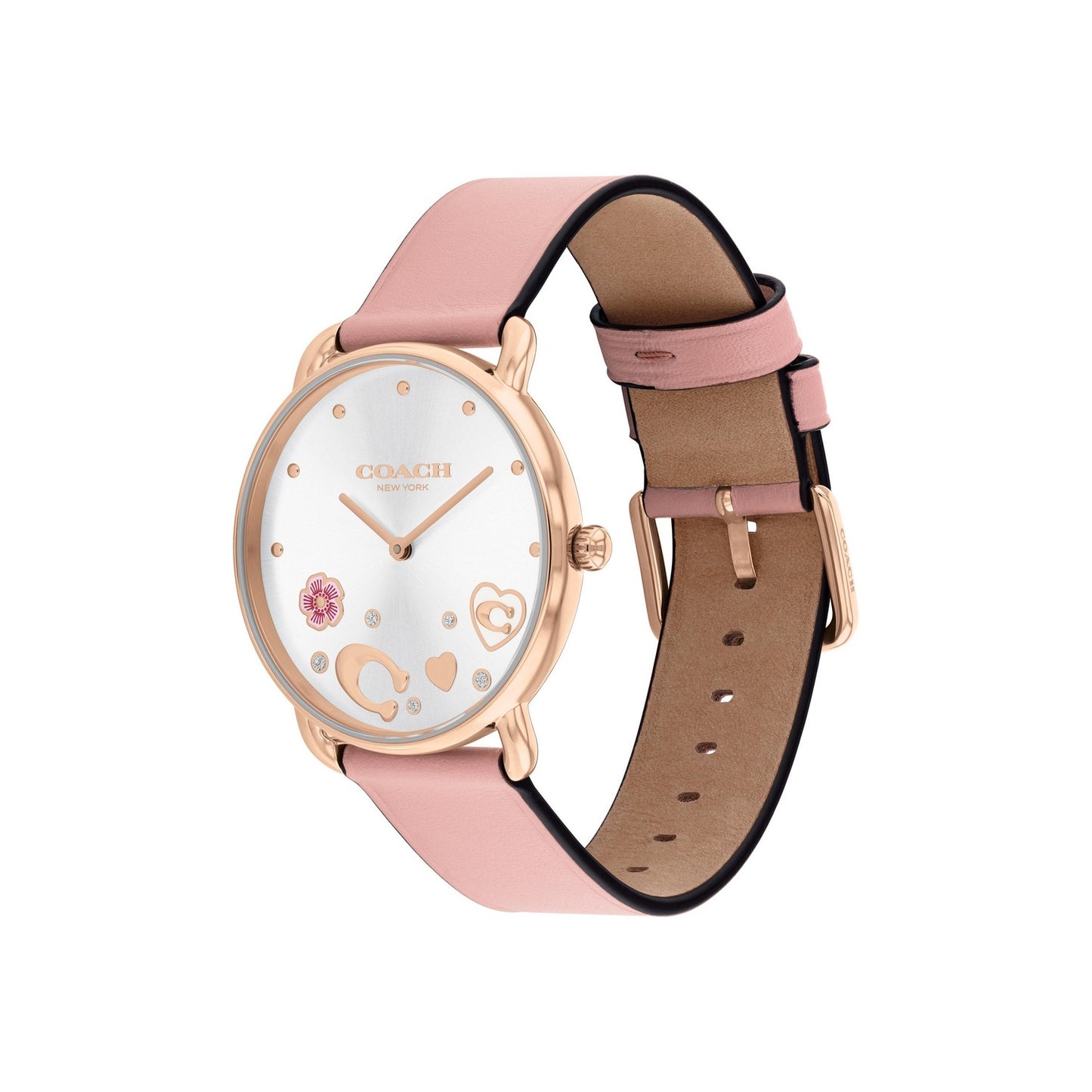 Coach ELLIOT 36 mm White Dial Women Analog Watch 14504295