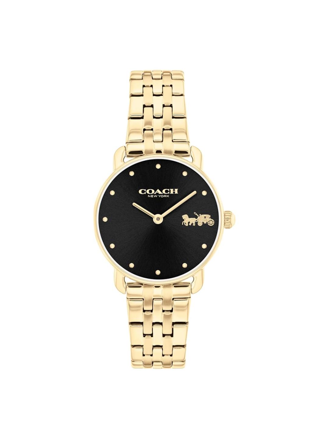 Coach Elliot Qtz Basic Black Color Round Dial Women's Watch - 14504302