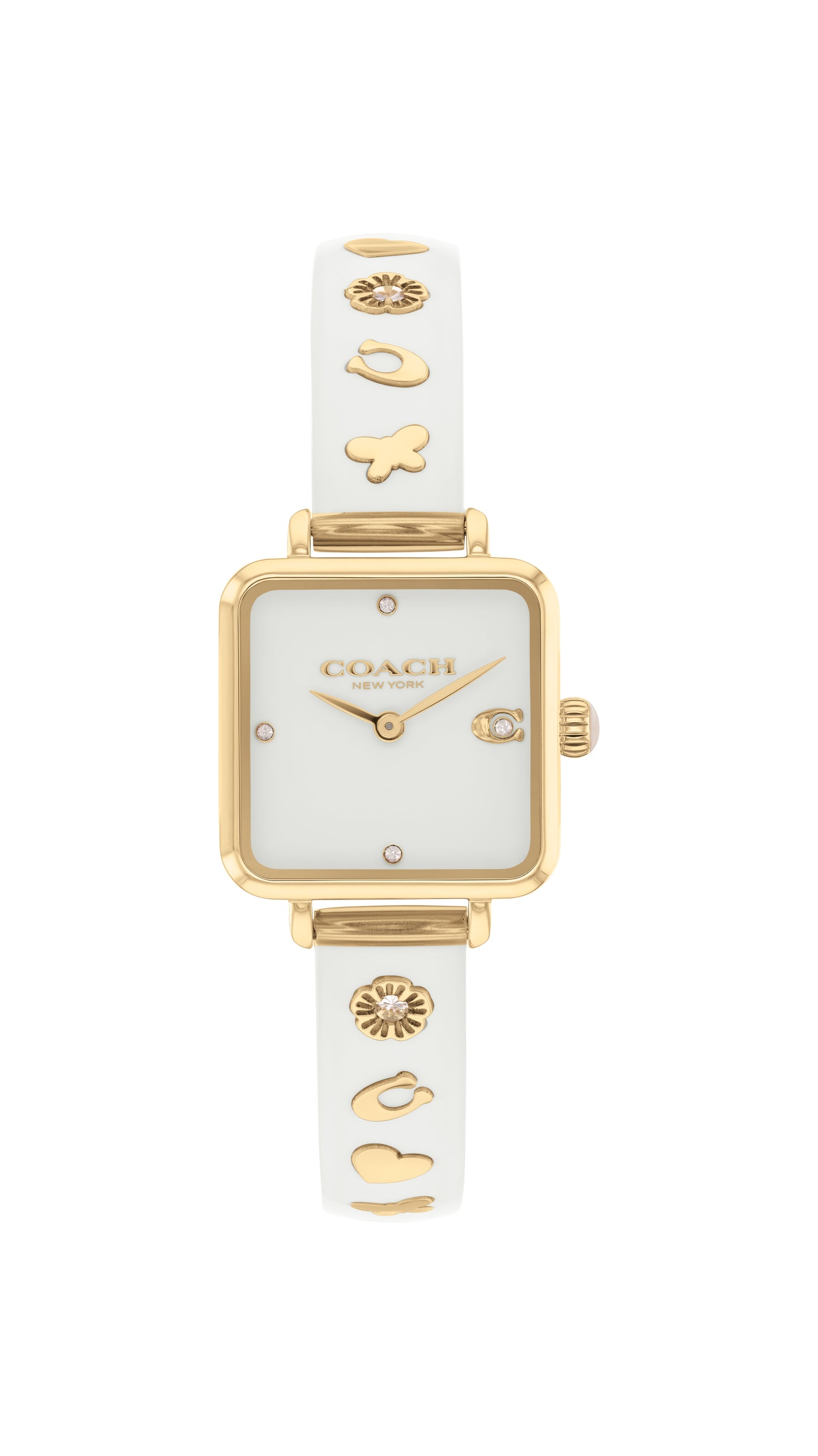 Coach CASS 22 mm White Dial Women Watch 14504308