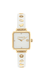 Coach CASS 22 mm White Dial Women Watch 14504308