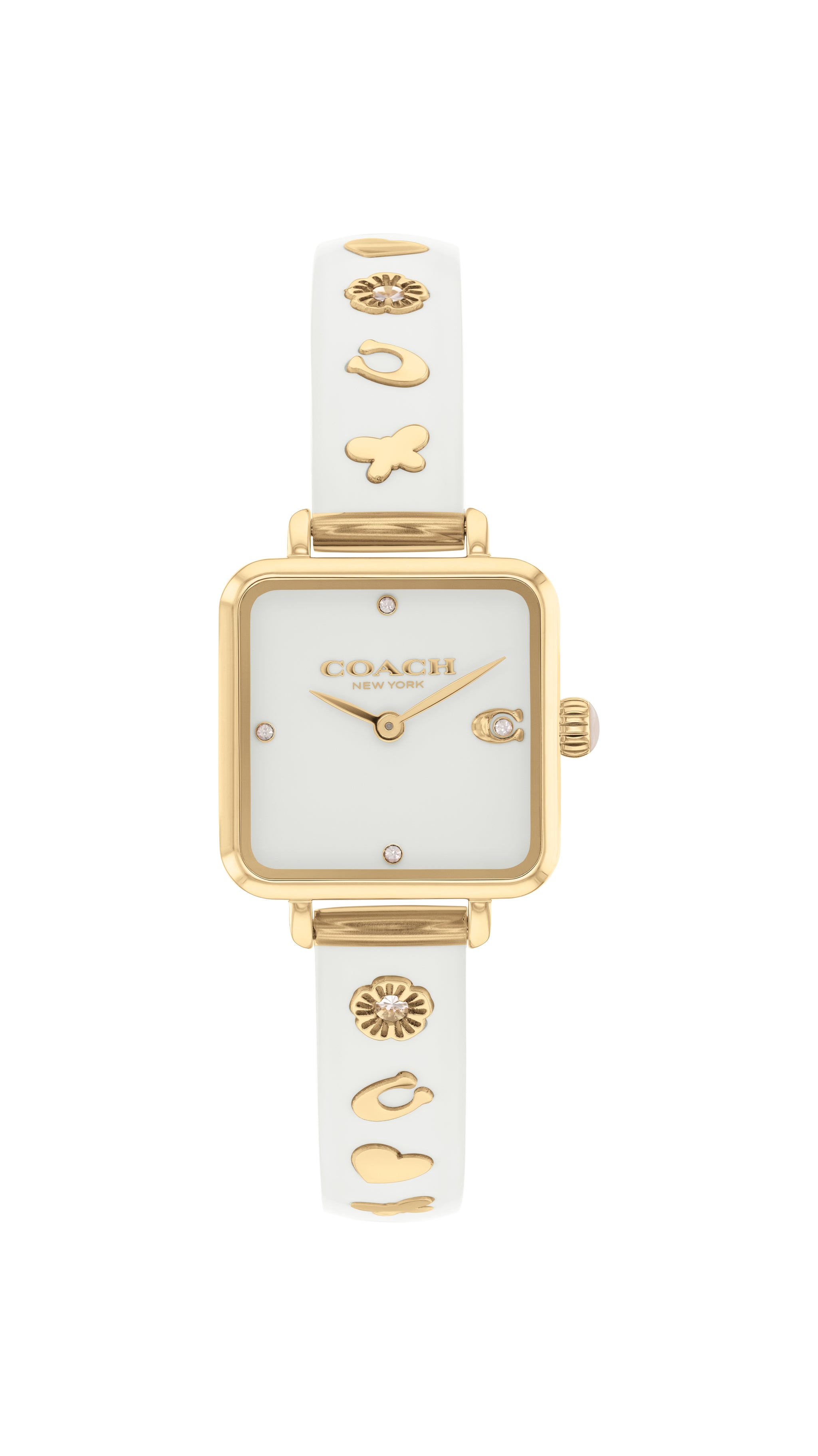 Coach CASS 22 mm White Dial Women Watch 14504308
