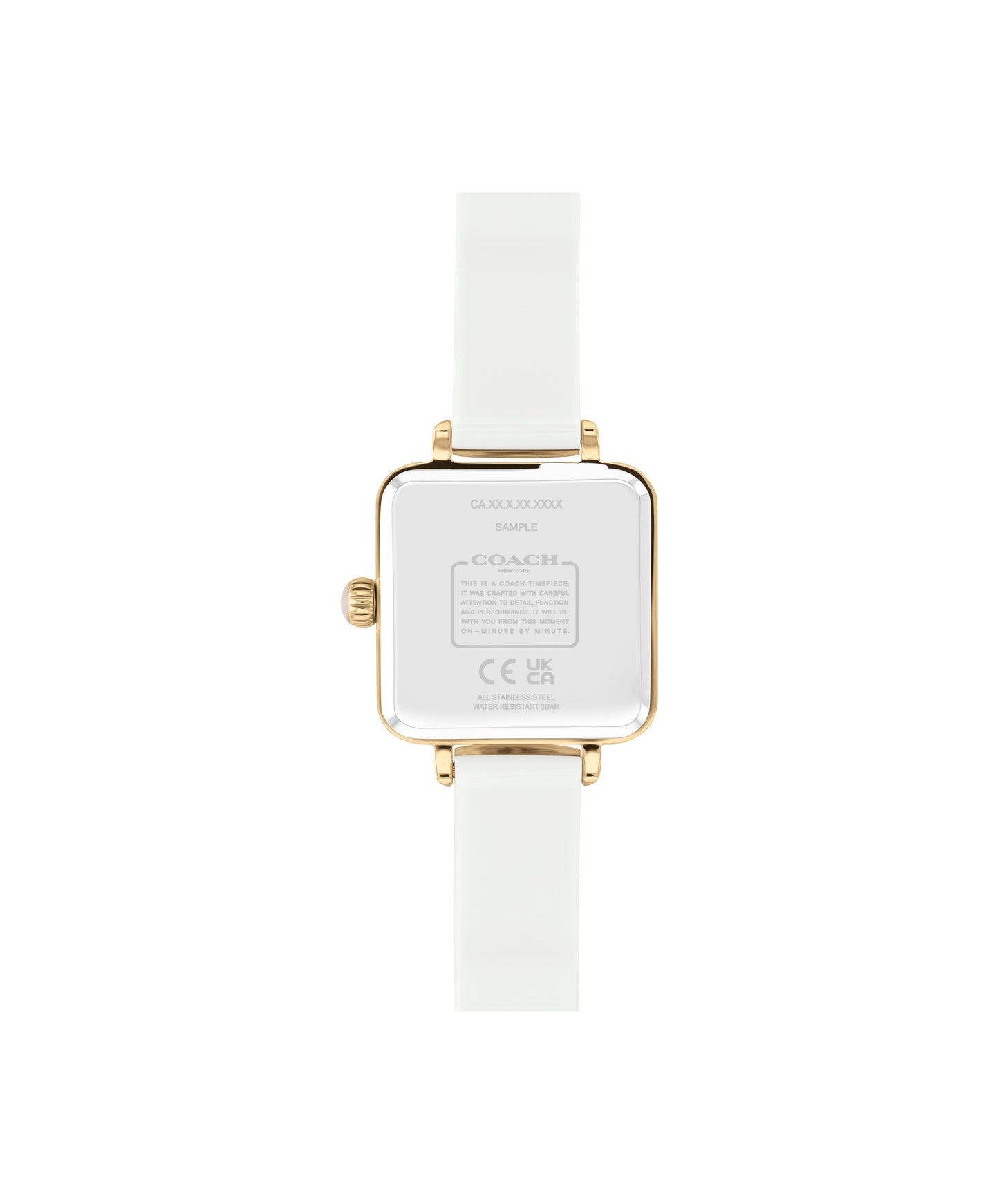 Coach CASS 22 mm White Dial Women Watch 14504308