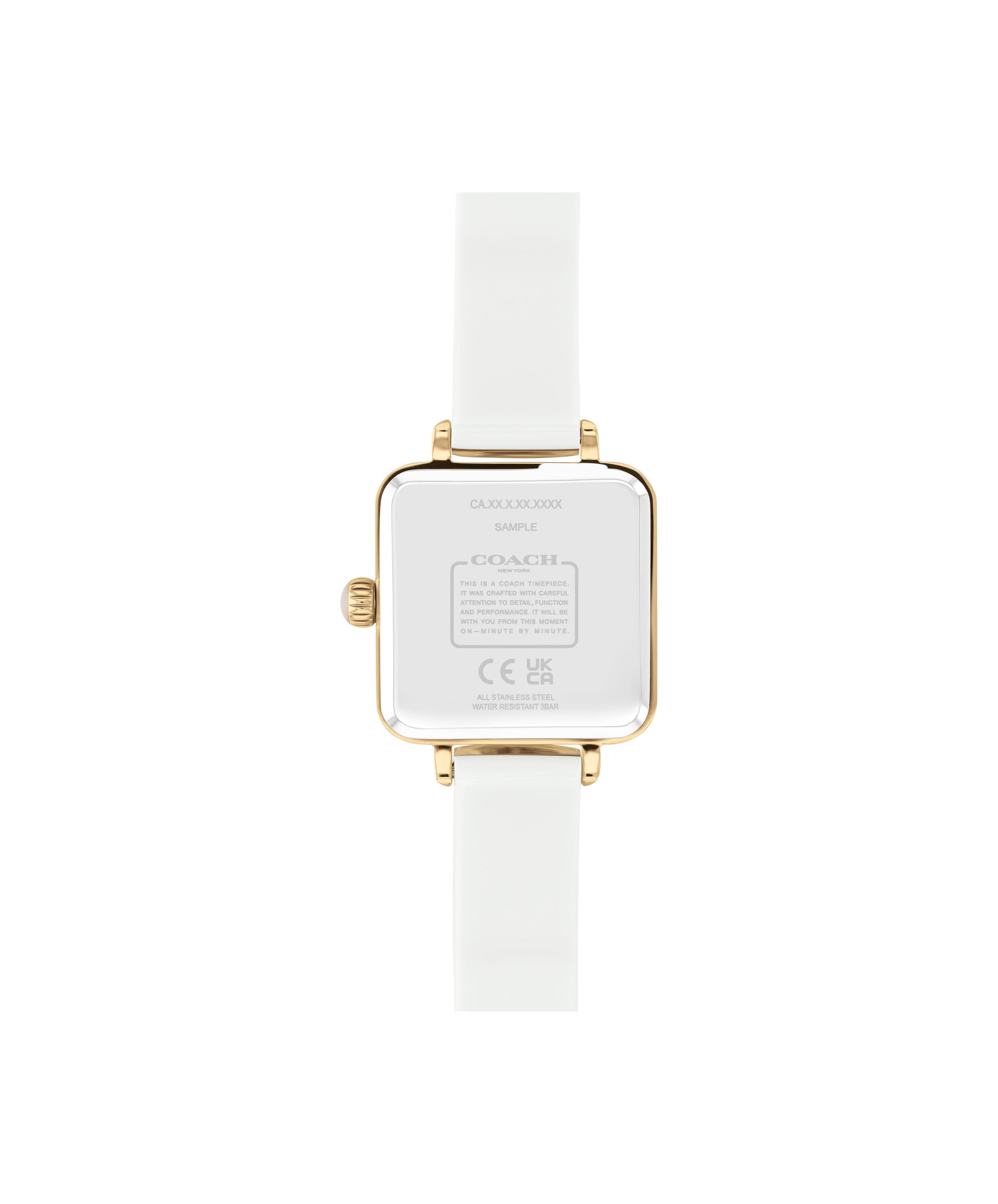 Coach CASS 22 mm White Dial Women Watch 14504308