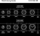 Coach Elliot Women's Round White Dial Watch - 14504312