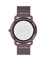 Coach ELLIOT 36 mm Purple Dial Women Watch 14504339