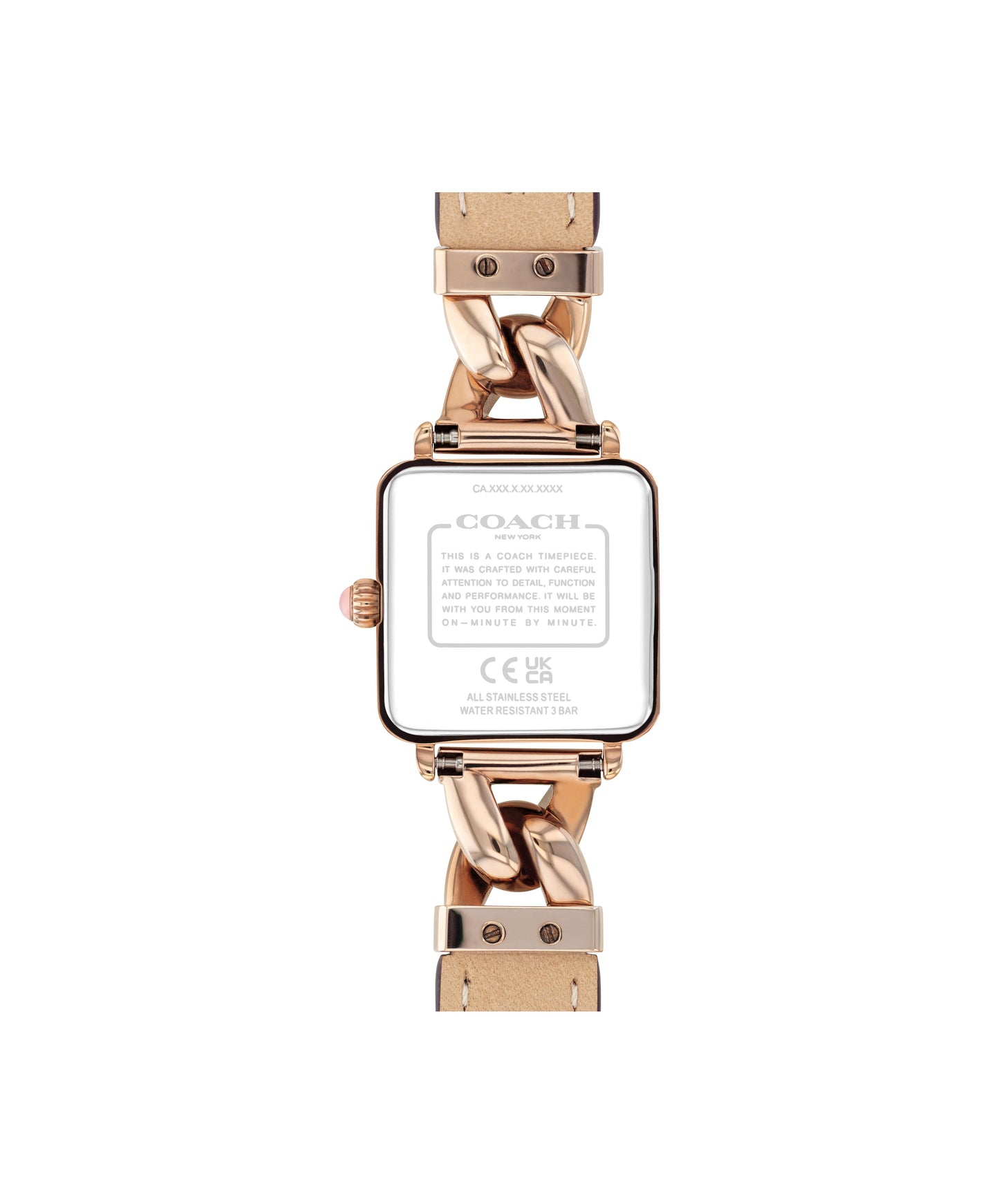 Coach CASS 22 mm Blush Dial Women Watch 14504357