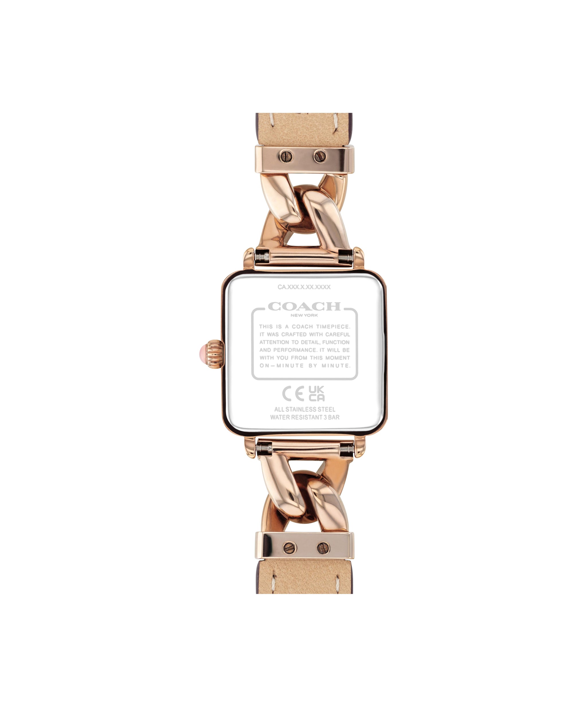 Coach CASS 22 mm Blush Dial Women Watch 14504357