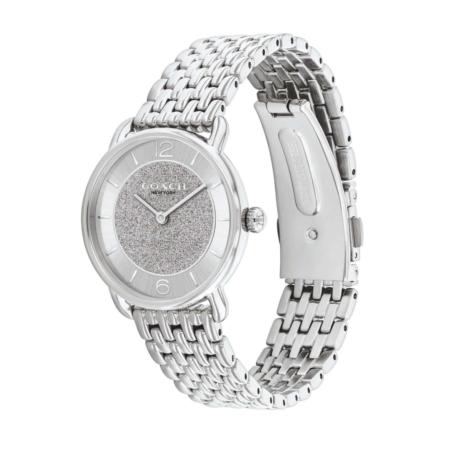 Coach ELLIOT 28 mm Silver Dial Women Watch 14504369