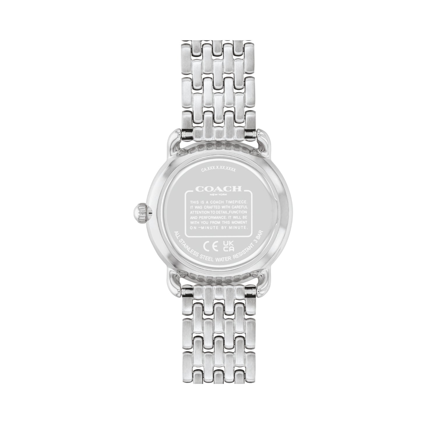 Coach ELLIOT 28 mm Silver Dial Women Watch 14504369