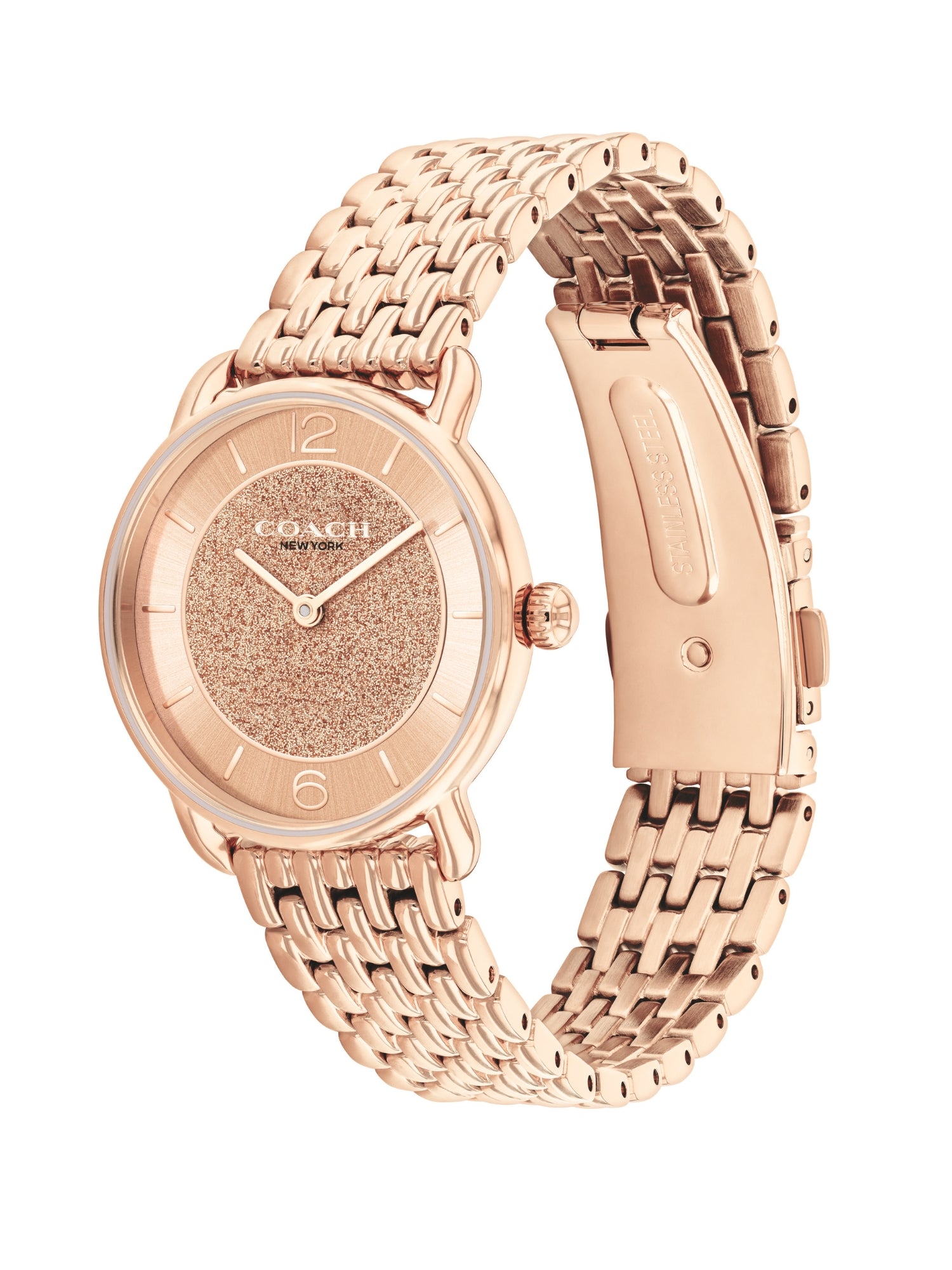 Coach ELLIOT 28 mm Gold Dial Women Watch 14504371