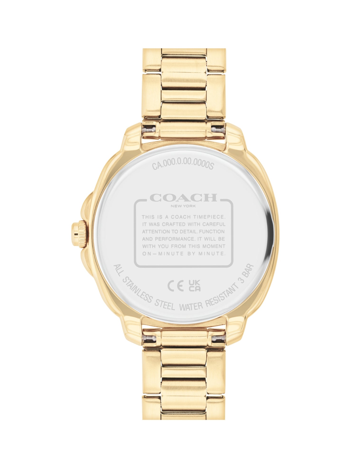 Coach KITT 34 mm Gold Dial Women Watch 14504393