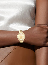 Coach KITT 34 mm Gold Dial Women Watch 14504393